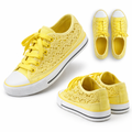 Lace Pumps - Lemon