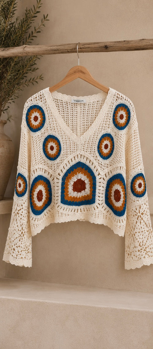 Crochet Boho Jumper