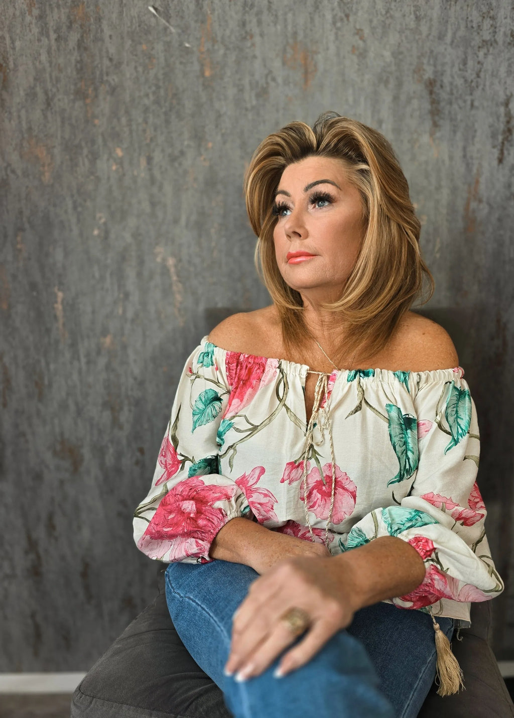 Boho Tie Front Blouse