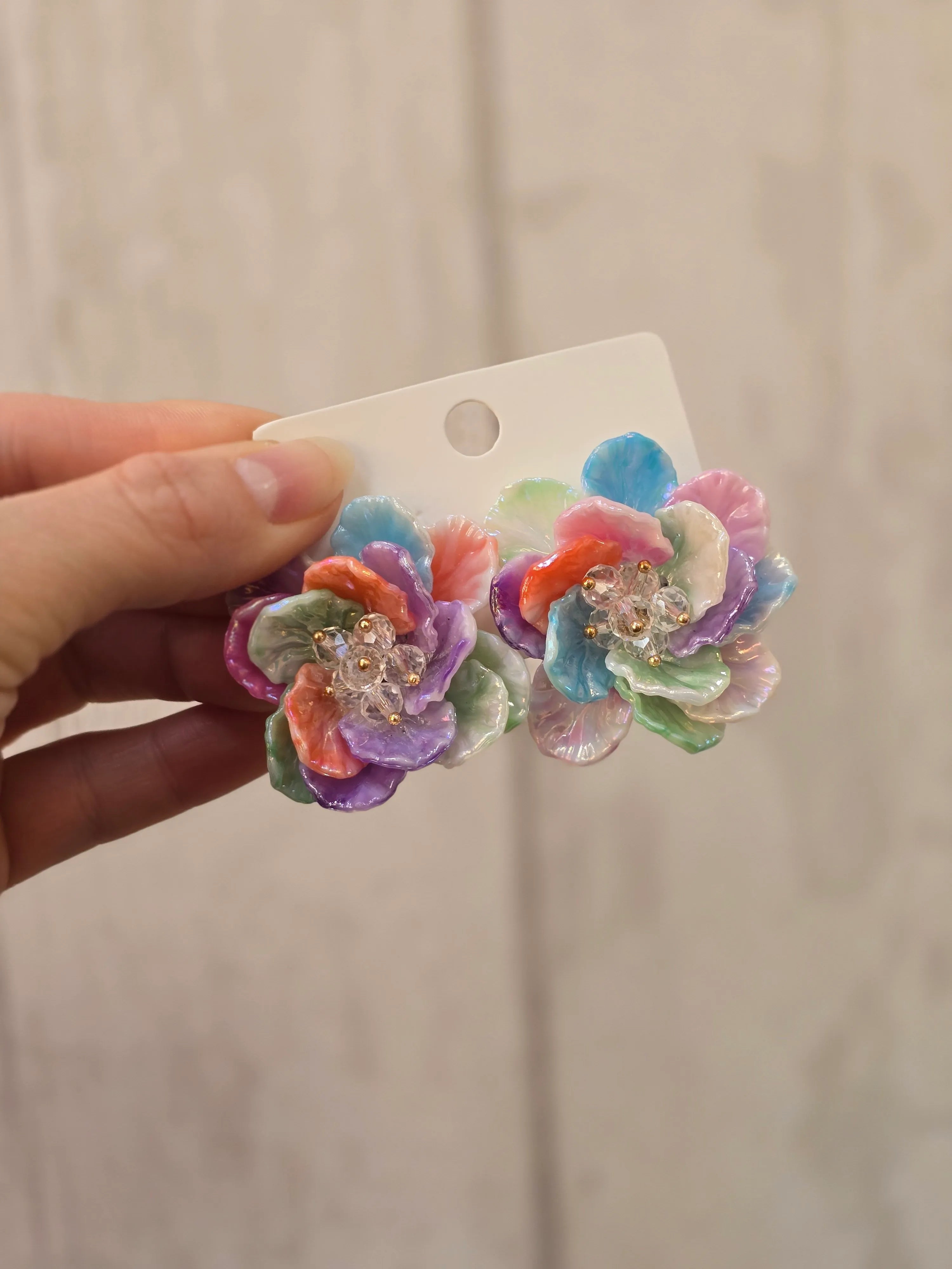 Spring Blossom Petal Earrings