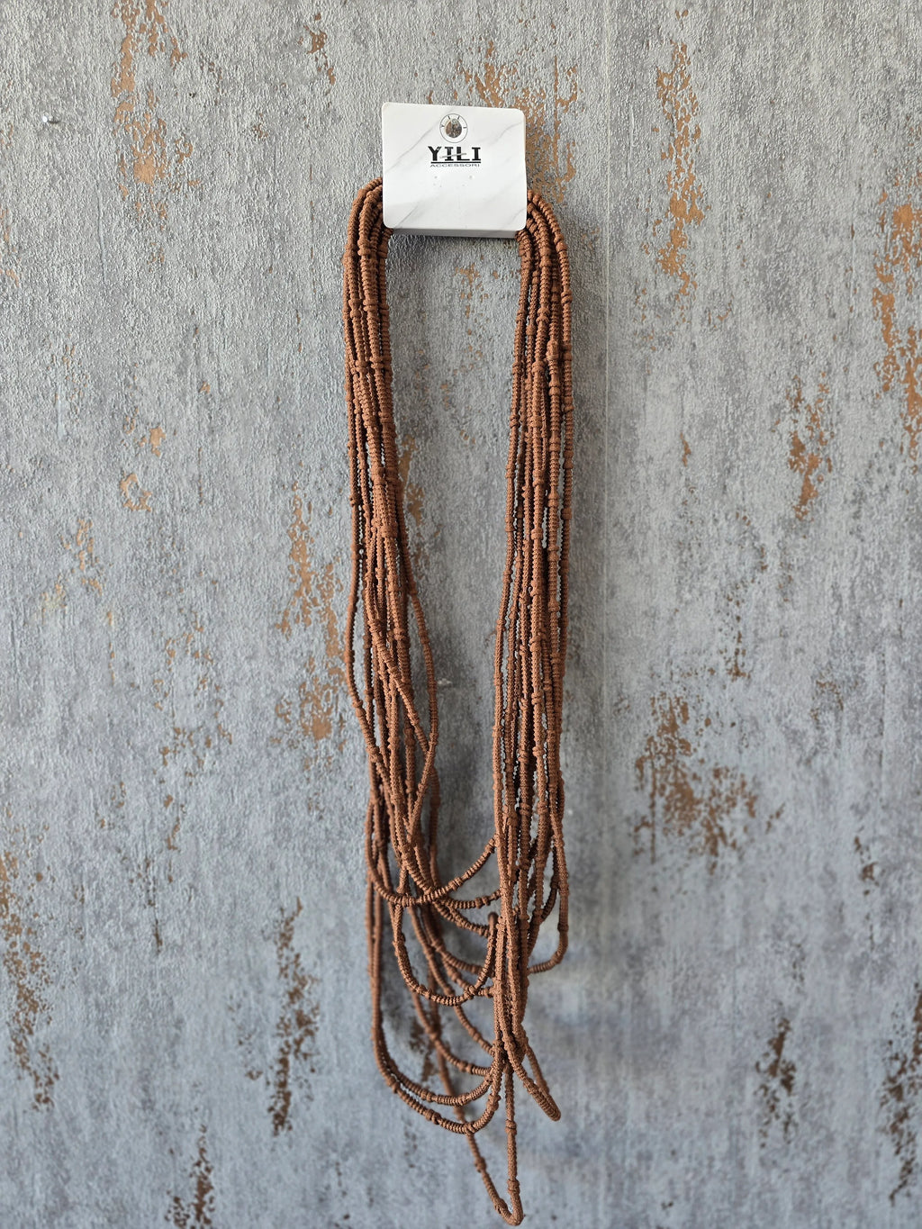 Layered Fabric Necklace