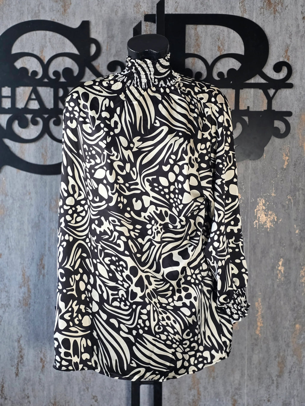 Ruched Neck Blouse