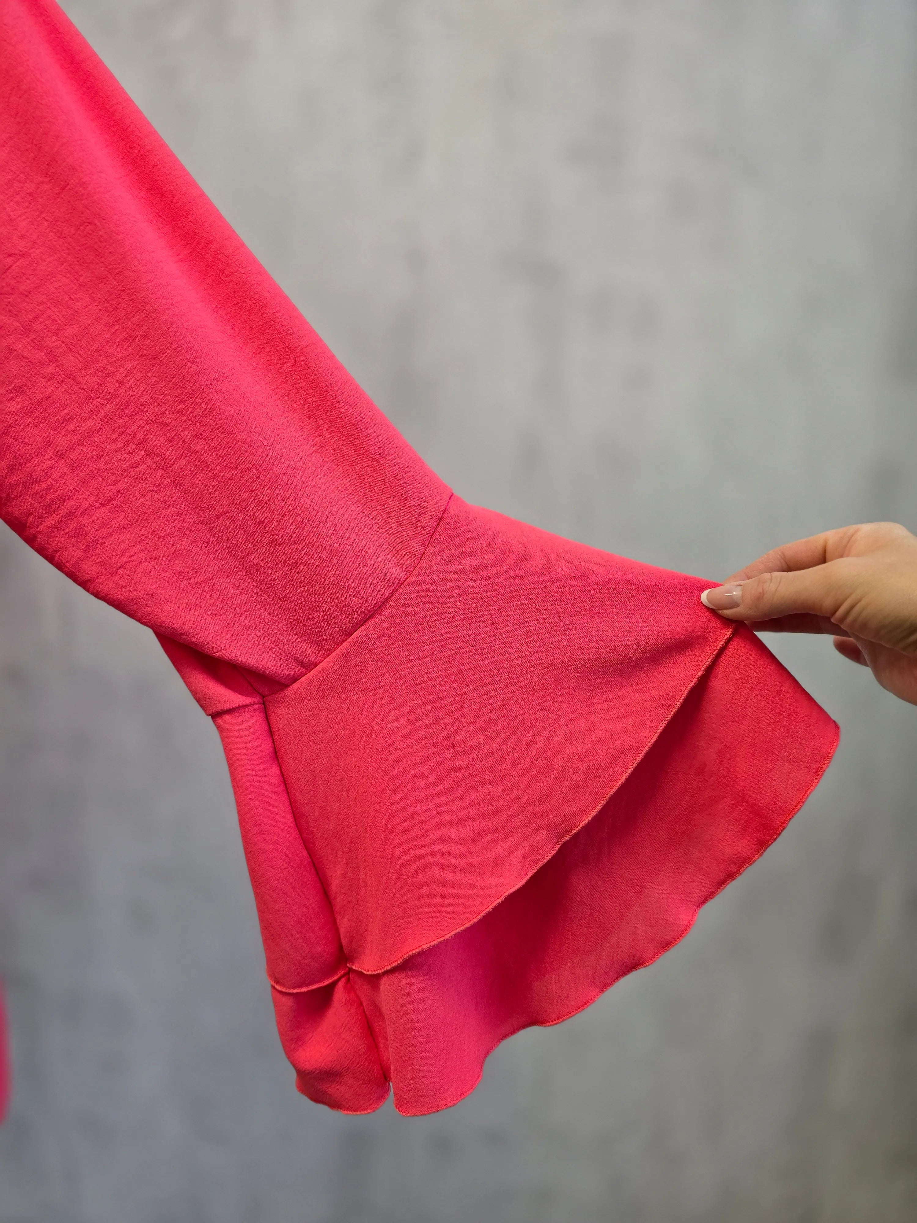 Flared Sleeve Blouse