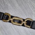 Stretchy Gold Chain Belt