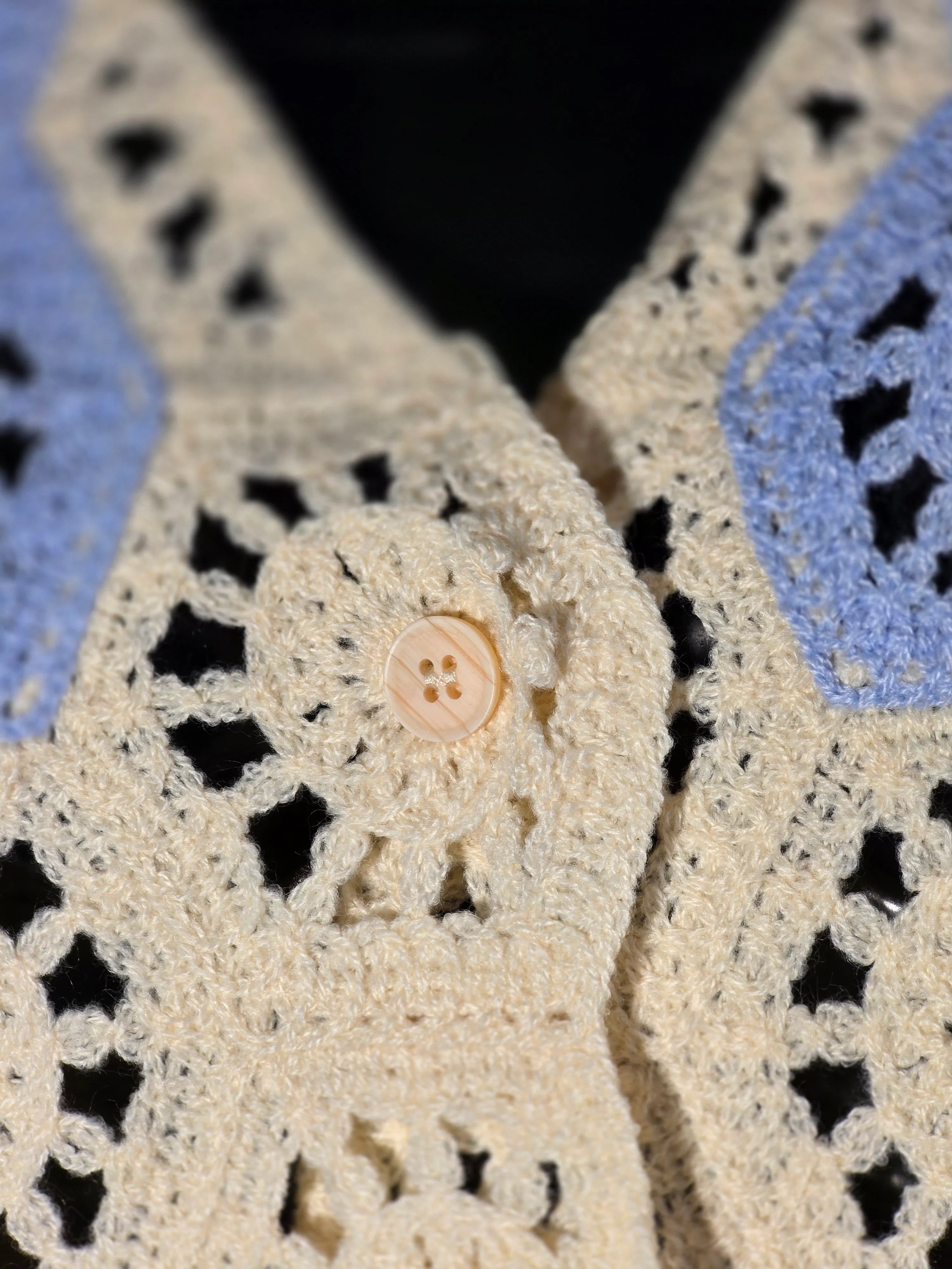 Crochet Long Sleeve Cardigan