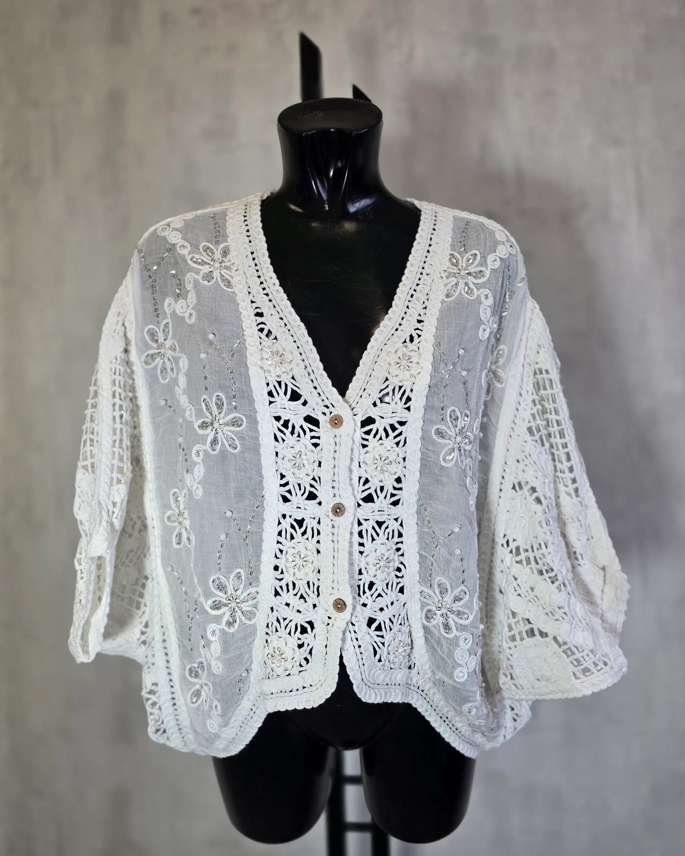 Bohemian Sequin Throwover