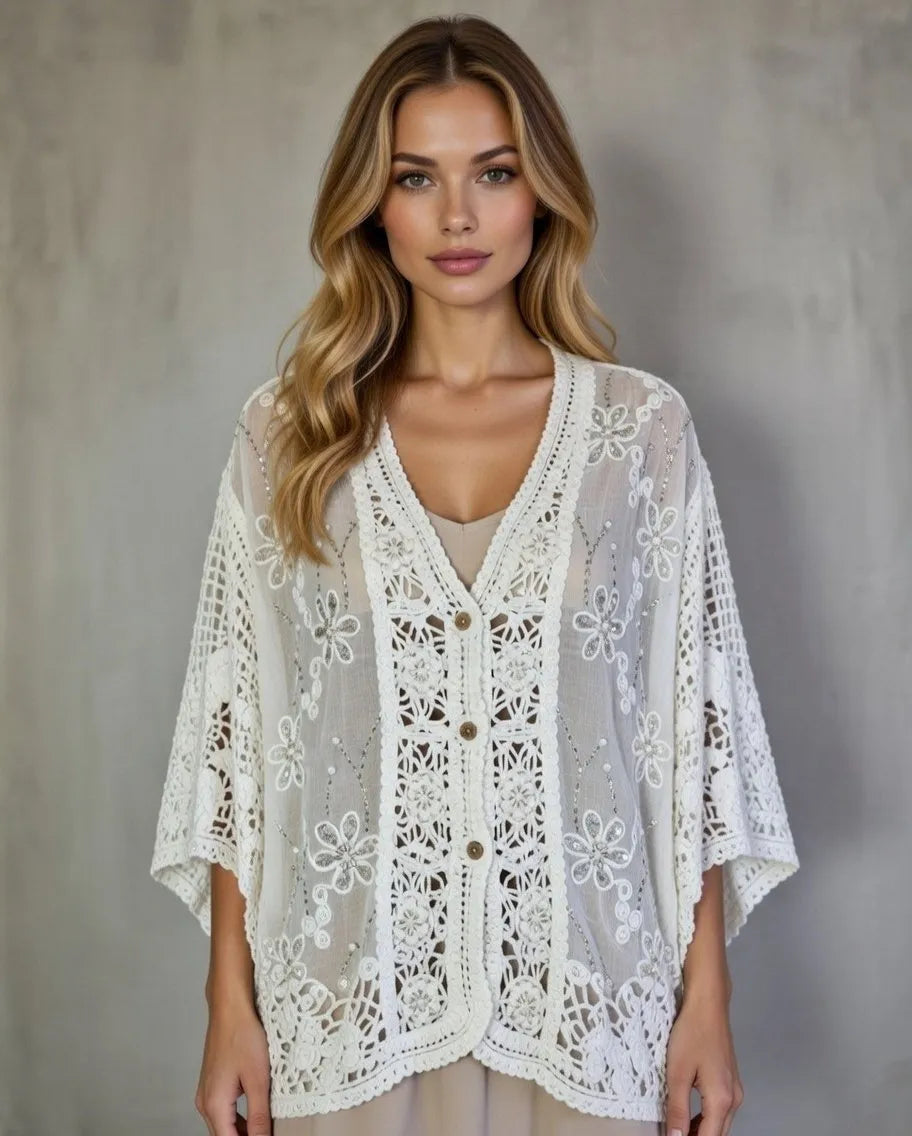 Bohemian Sequin Throwover