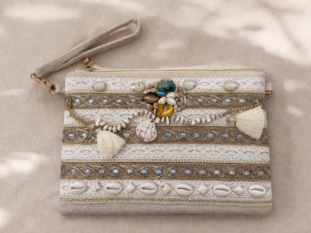 The Sapphire Shell Bag