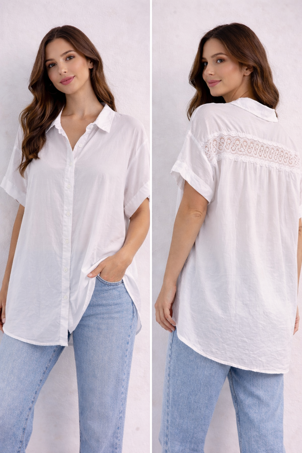 The Lace Back Shirt