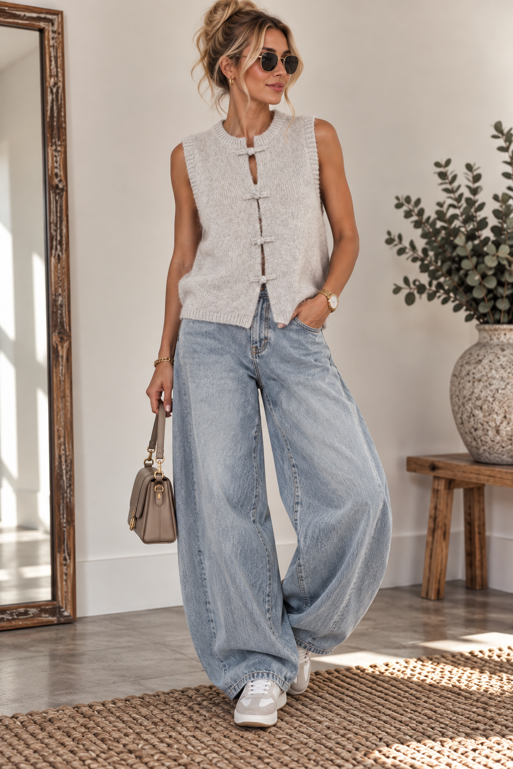 The Copenhagen Toggle Knit Vest