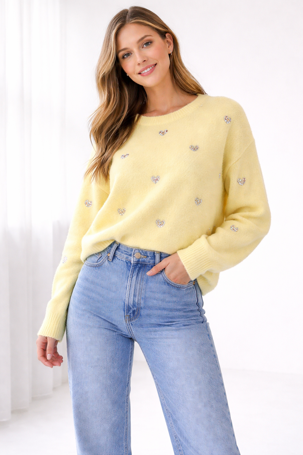 The Soft Knit Heart Jumper