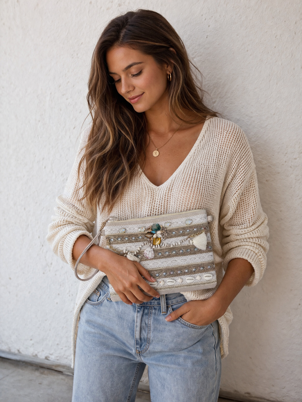 The Sapphire Shell Bag