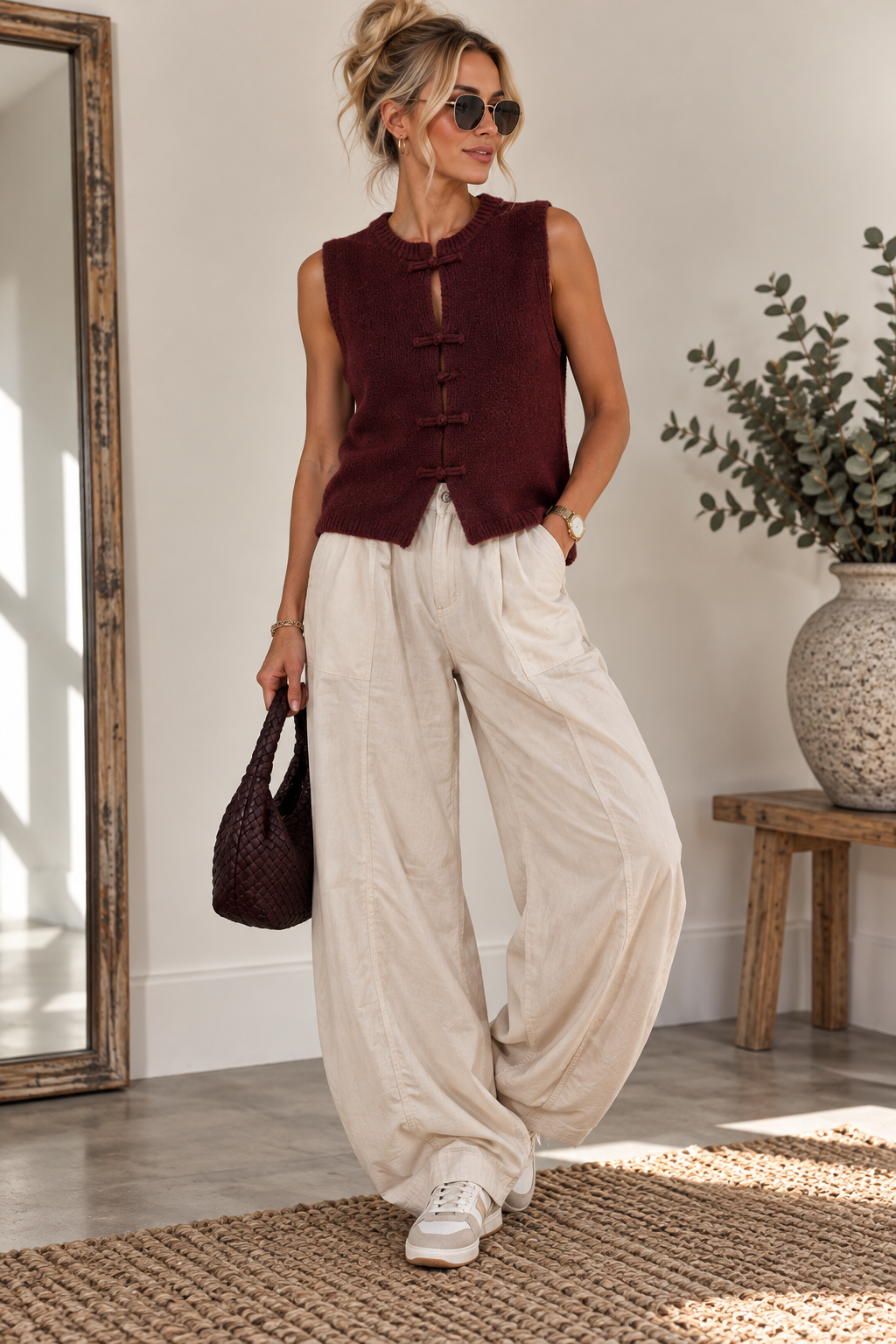 The Copenhagen Toggle Knit Vest