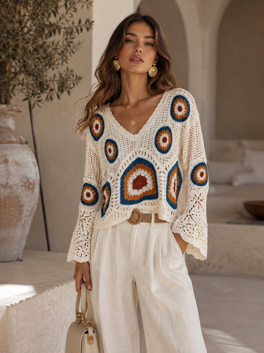 Crochet Boho Jumper