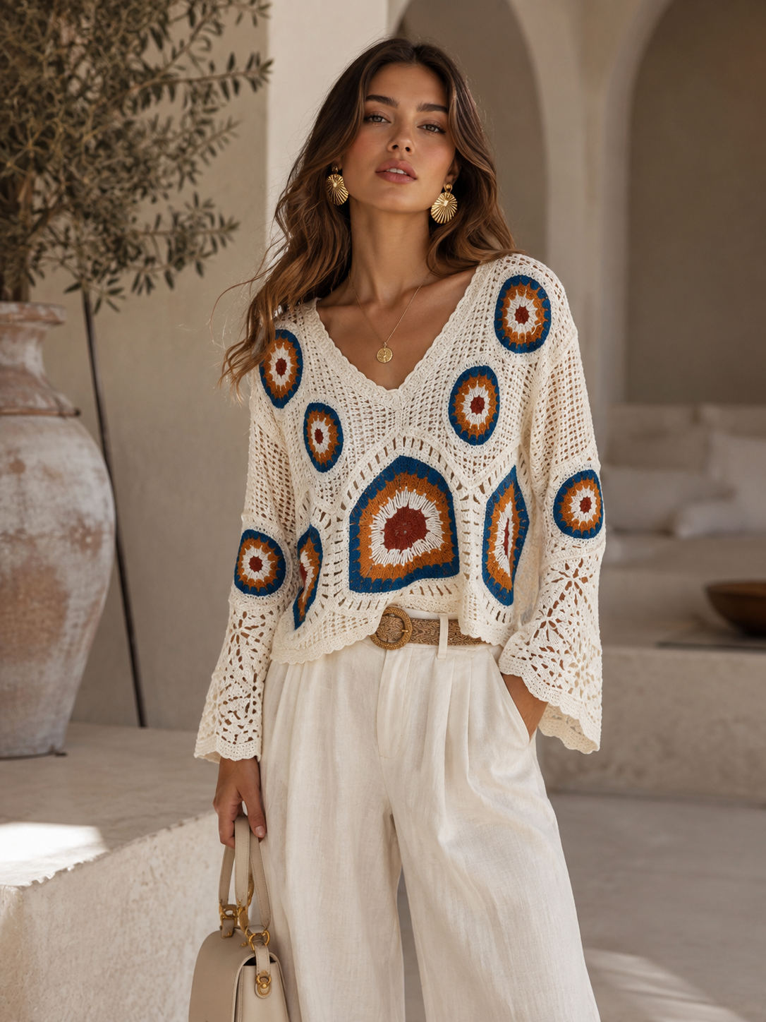 Crochet Boho Jumper