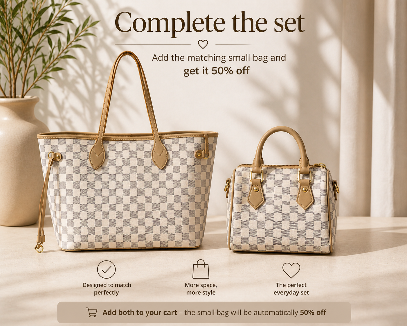 Mini Damier Handle Bag