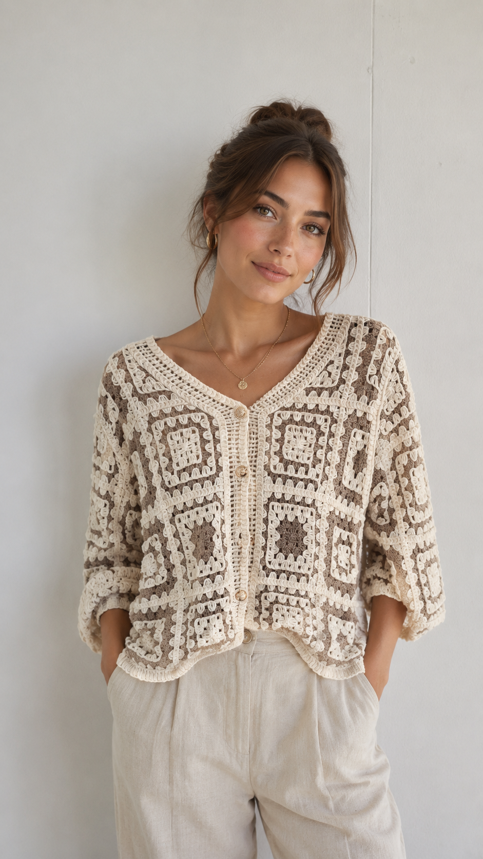 Paula Crochet Cardigan