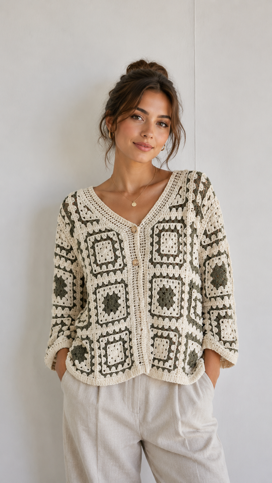 Paula Crochet Cardigan