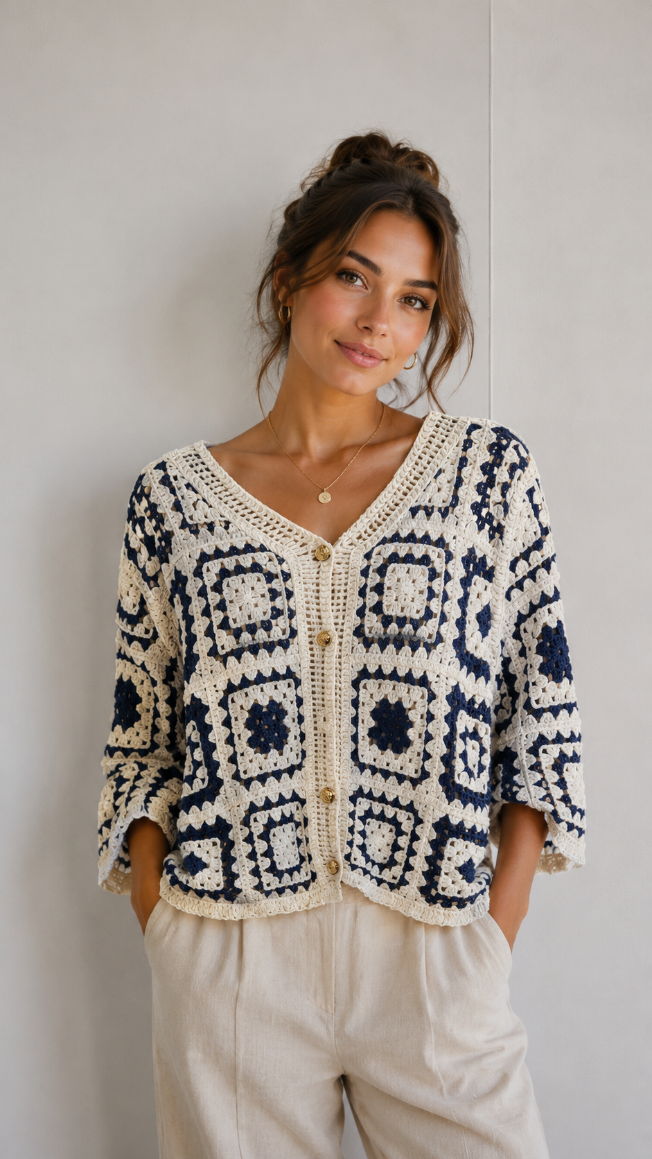Paula Crochet Cardigan