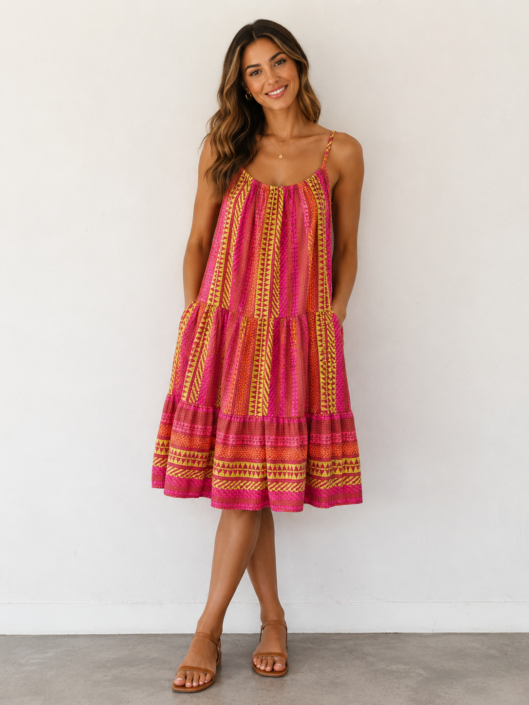 Lilly Patterned Dress
