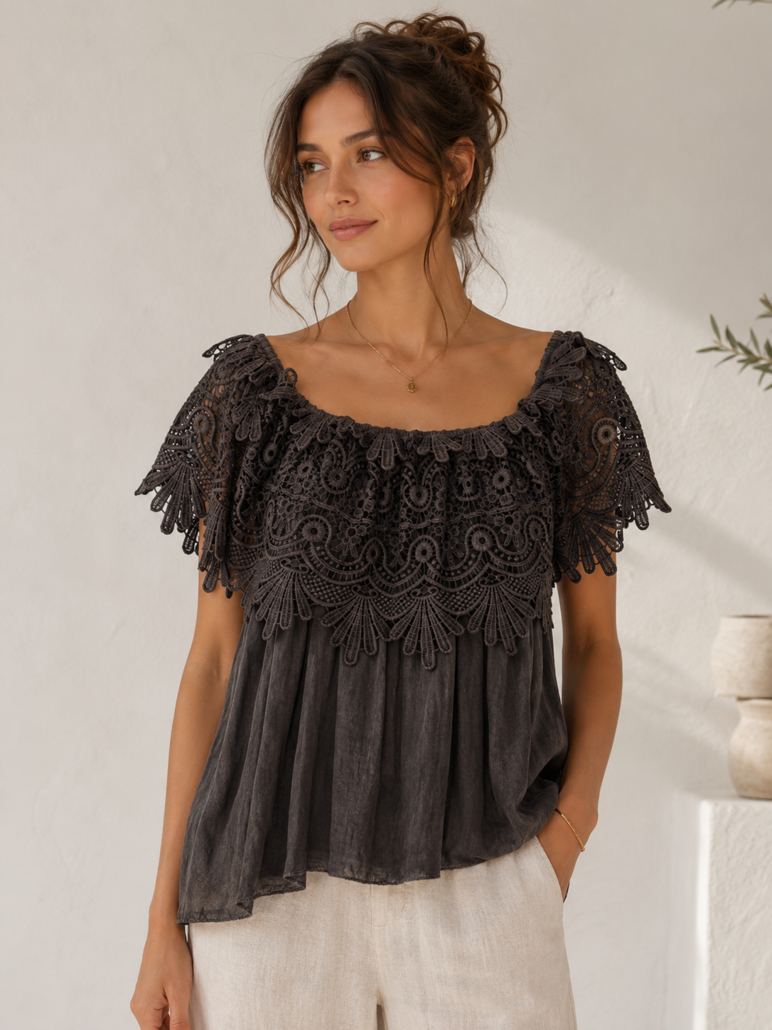 Floral Lace Top