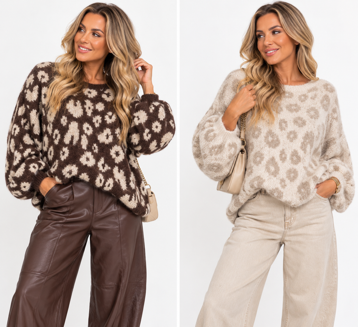 The Lola Fluffy Leopard Print Jumper