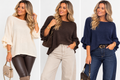 The Millie Frill Sleeve Soft Knit Jumper