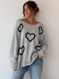 The Batwing Oversized Heart Jumper