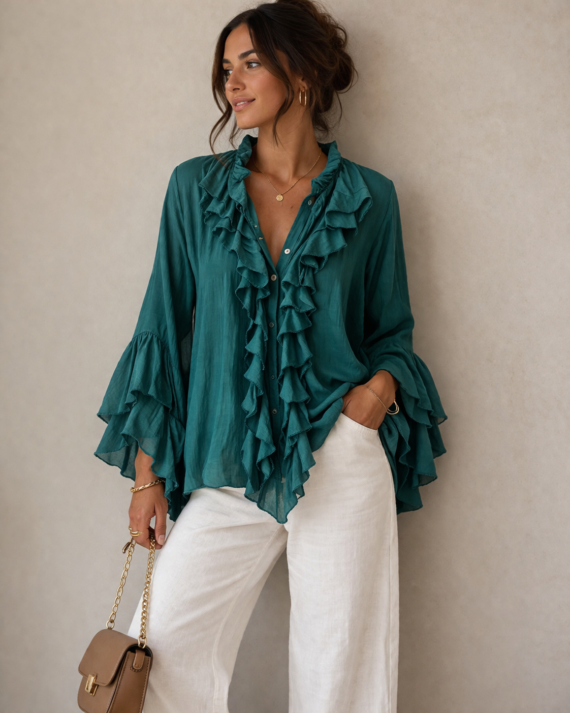The Ruffle Emilia Shirt