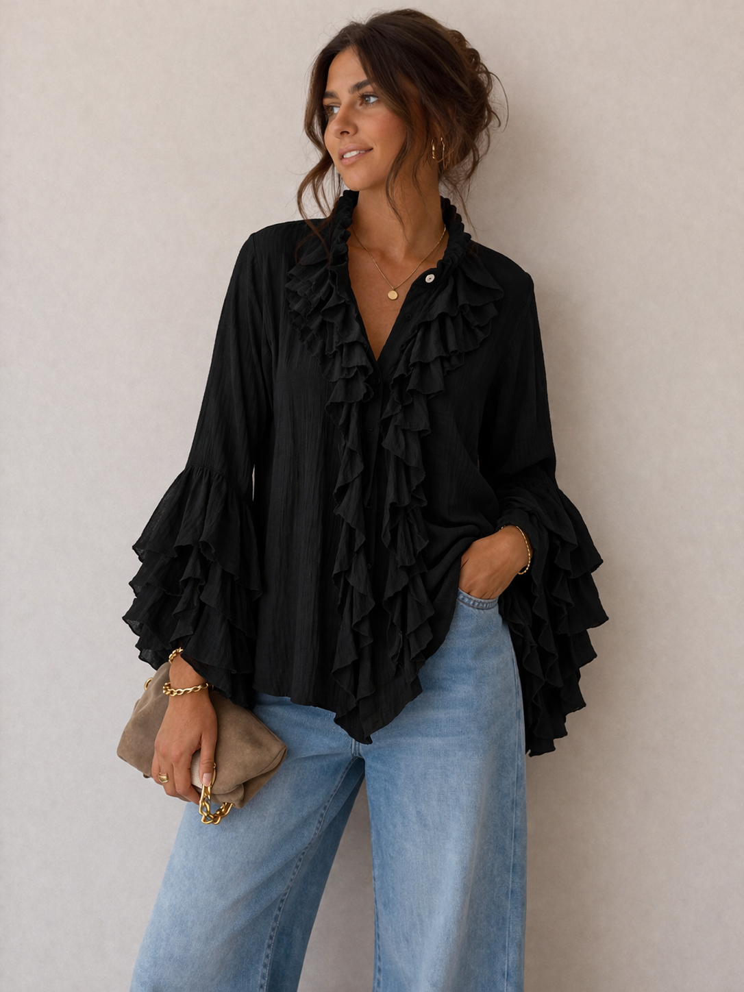The Ruffle Emilia Shirt