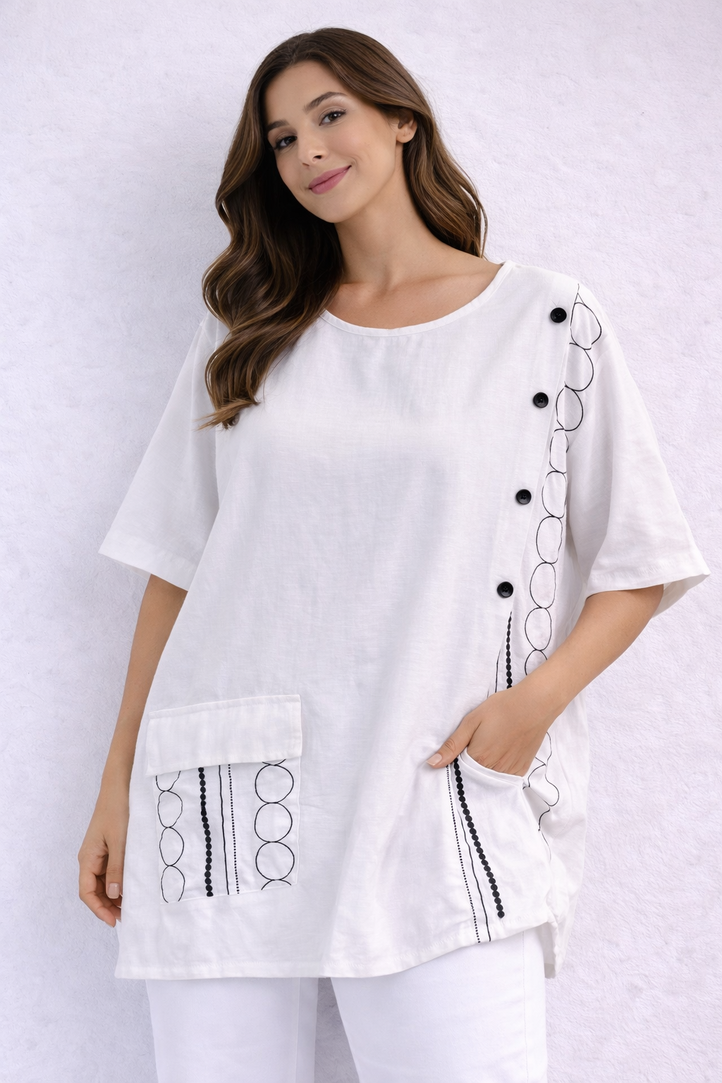 Round Neck Circle Tee