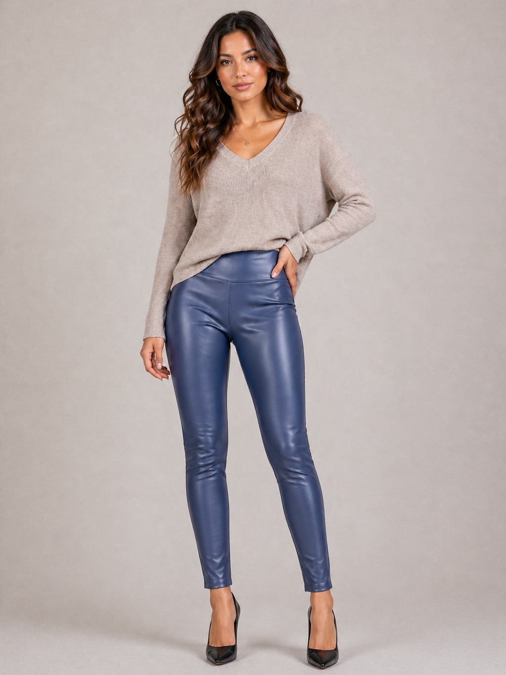 Leather Look Leggings