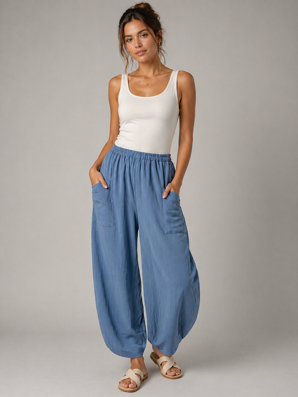 Floaty Parisian Waterfall Trousers