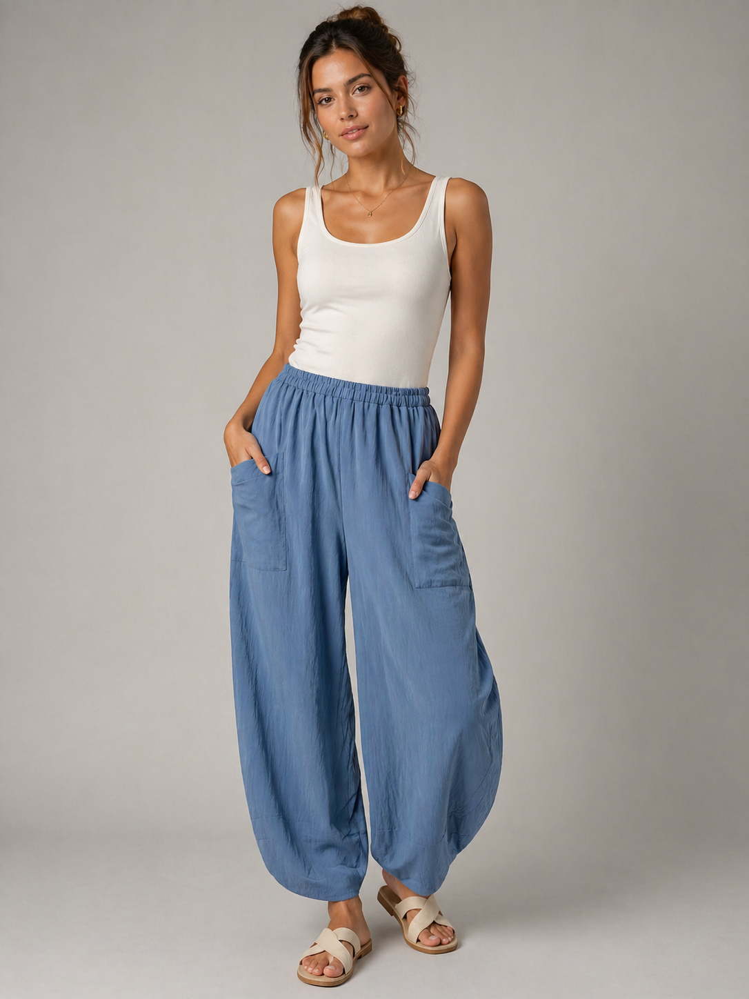 Floaty Parisian Waterfall Trousers
