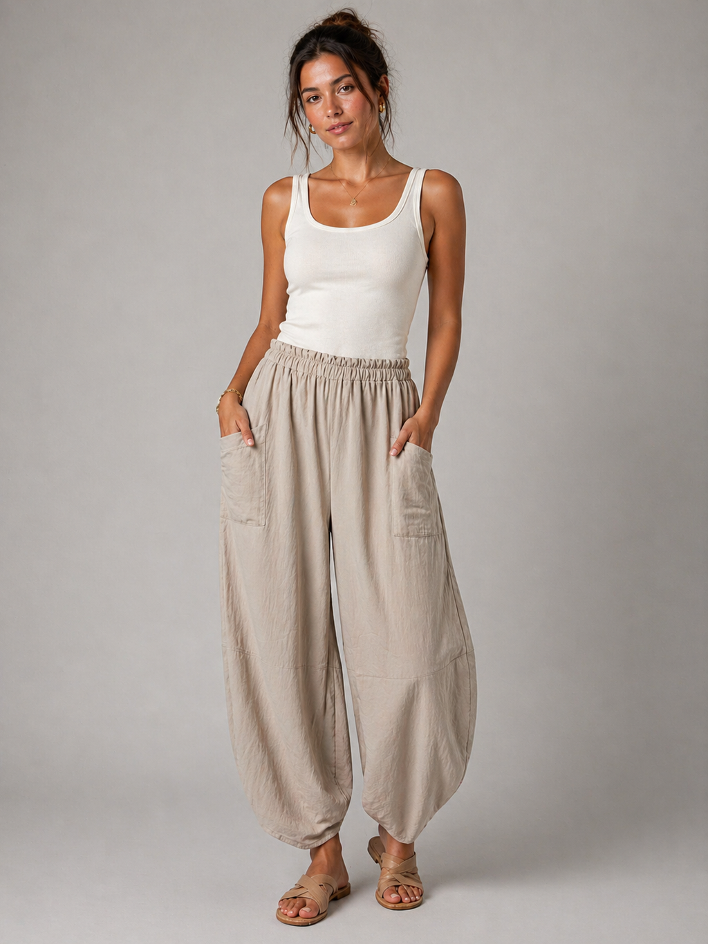 Floaty Parisian Waterfall Trousers