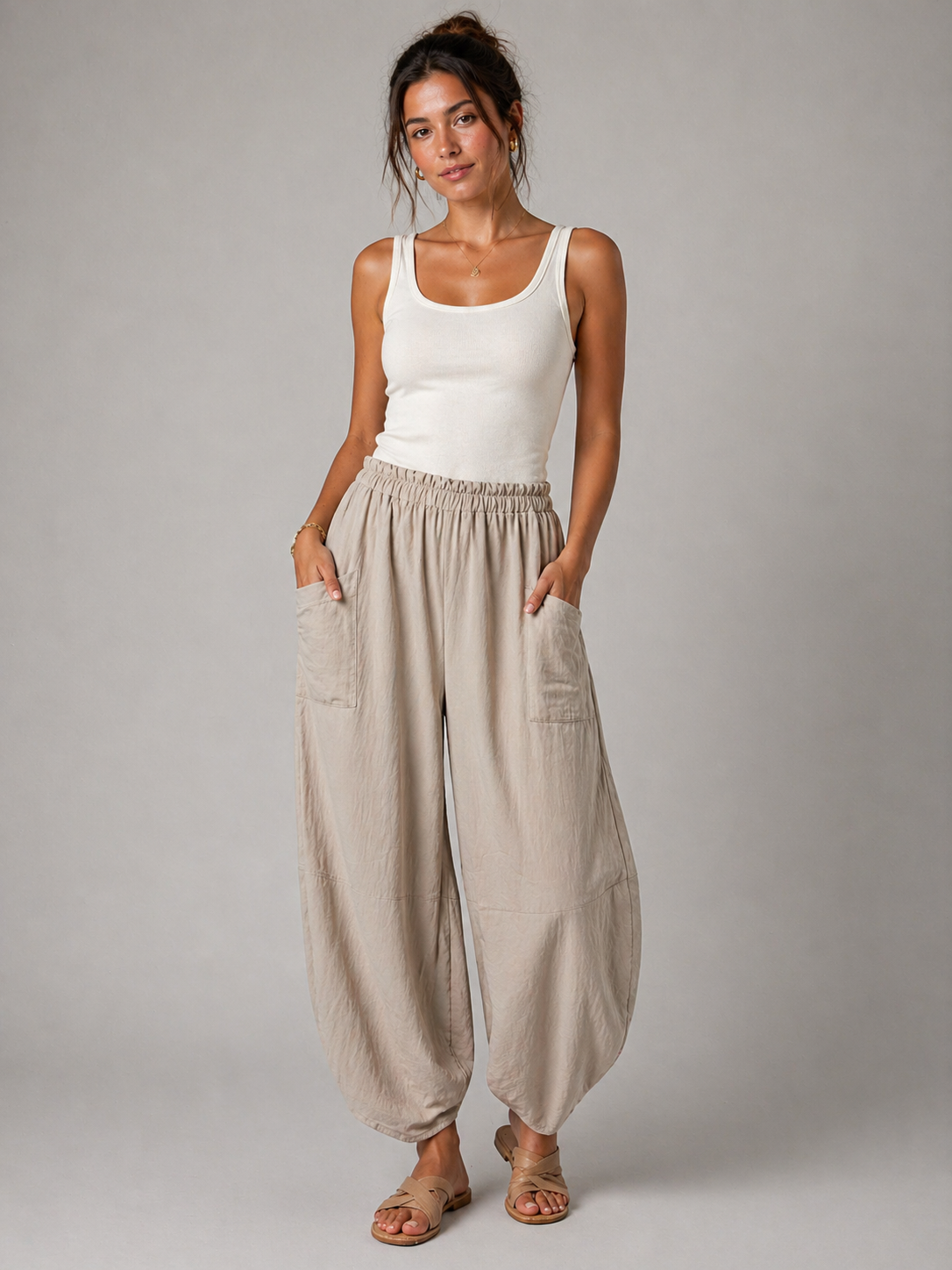 Floaty Parisian Waterfall Trousers