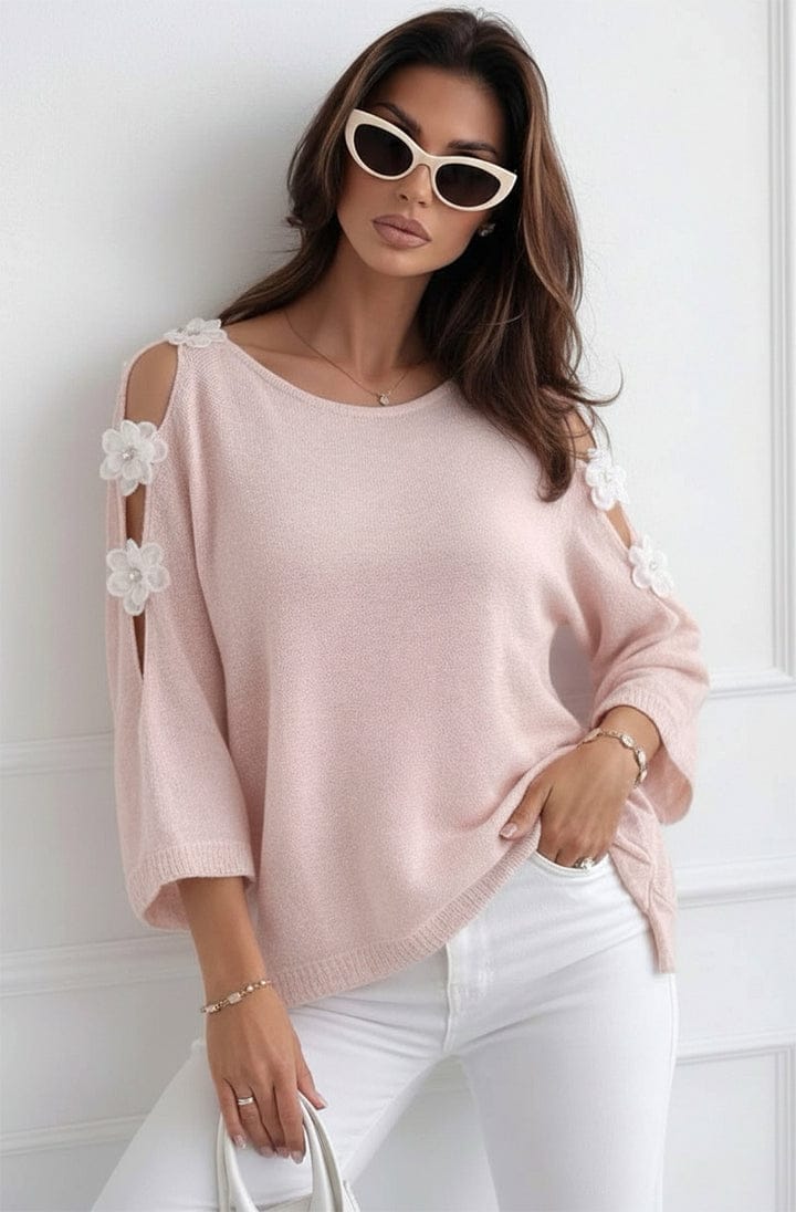 Daisy Sleeve Jumper