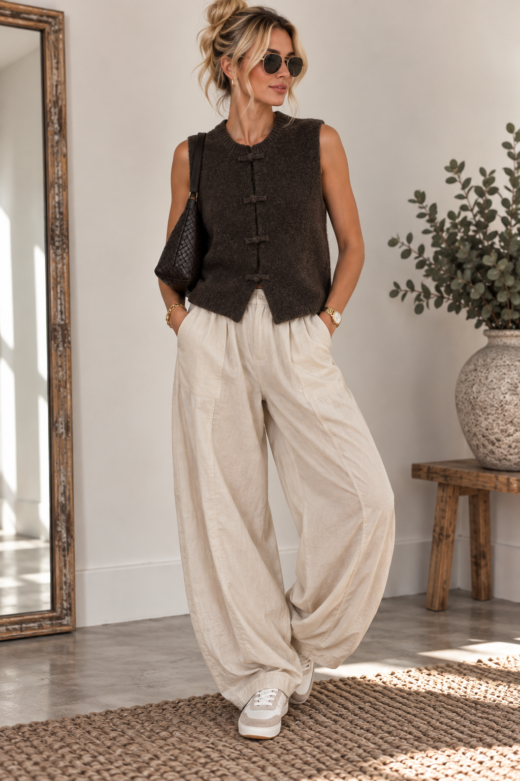 The Copenhagen Toggle Knit Vest