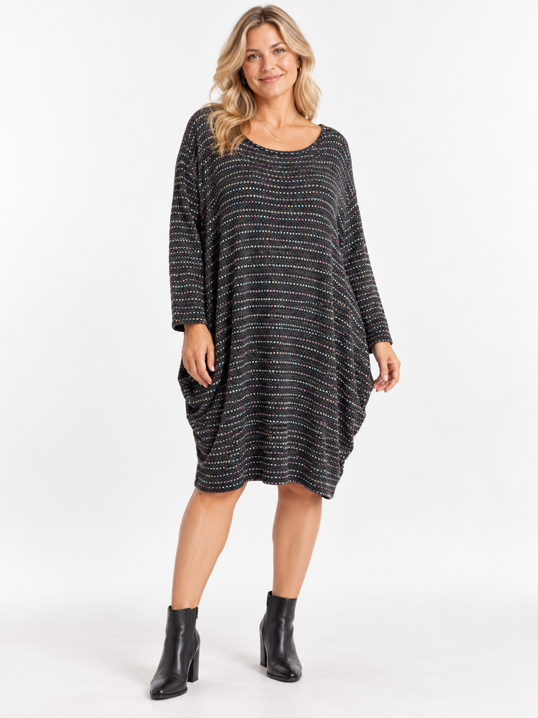 The Confetti Knit Cocoon Dress