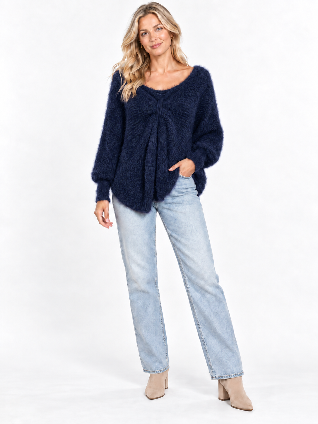 The Cosy Twist Front Knit.