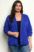 The Fully Lined Ruched Premium Ruched Sleeve Blazer