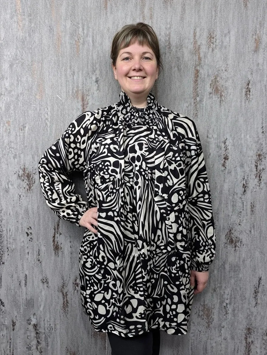 Ruched Neck Blouse