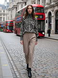 Ruched Neck Blouse