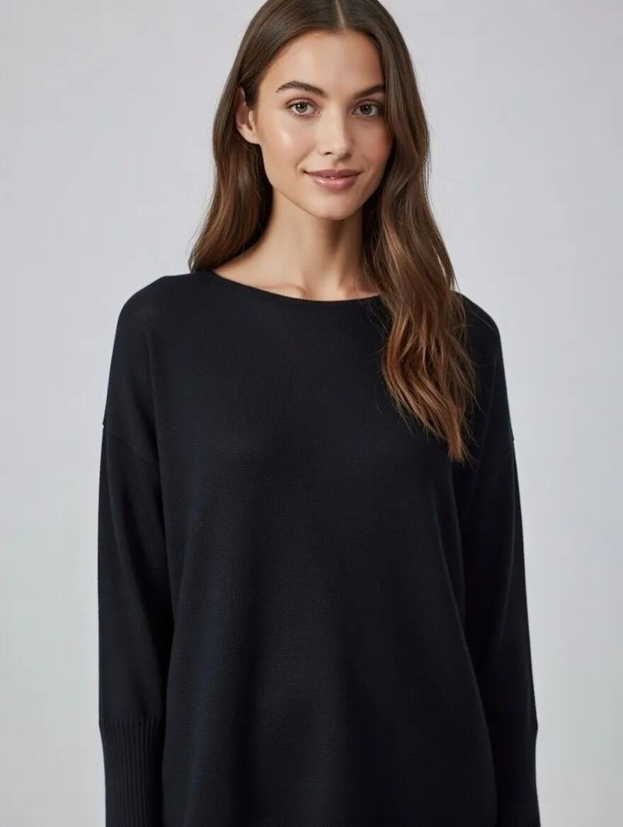 Pearl Back Soft Knit Jumper
