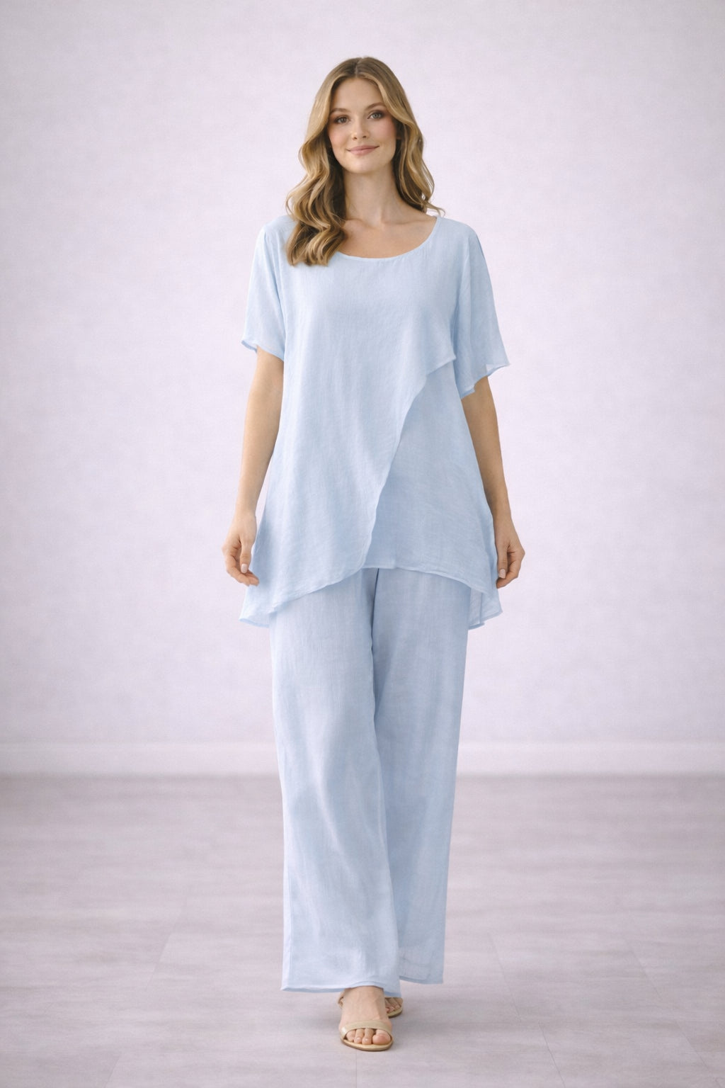 The Obsession Silk Split Top