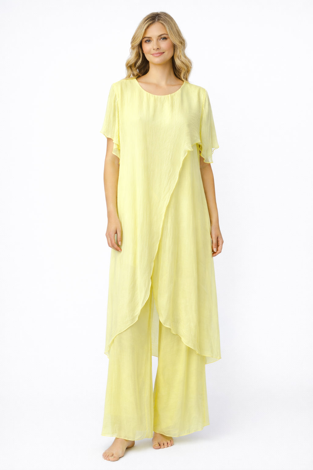 The Obsession Silk Drape Top