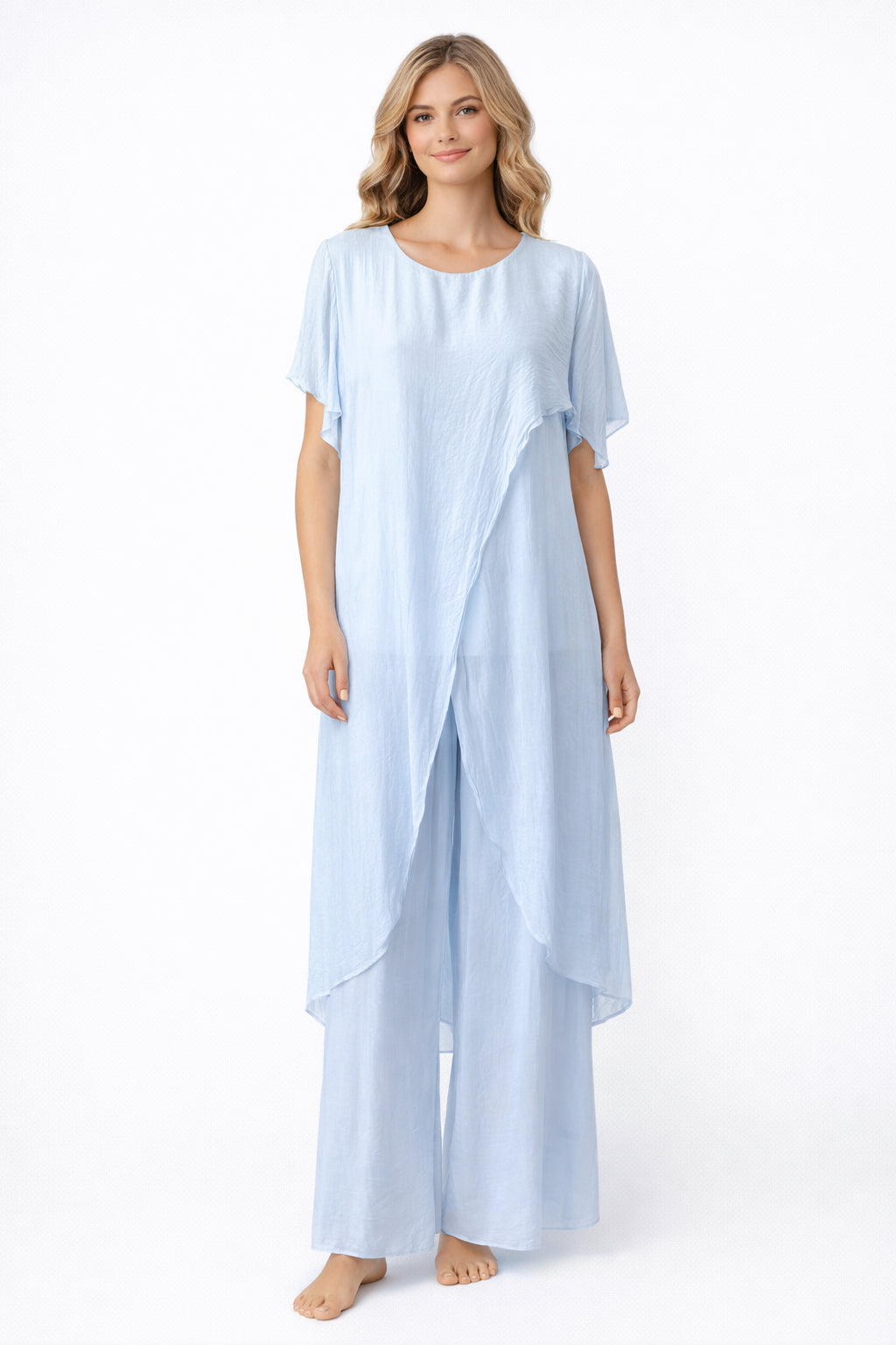 The Obsession Silk Drape Top