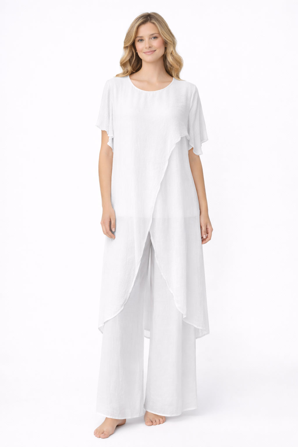 The Obsession Silk Drape Top