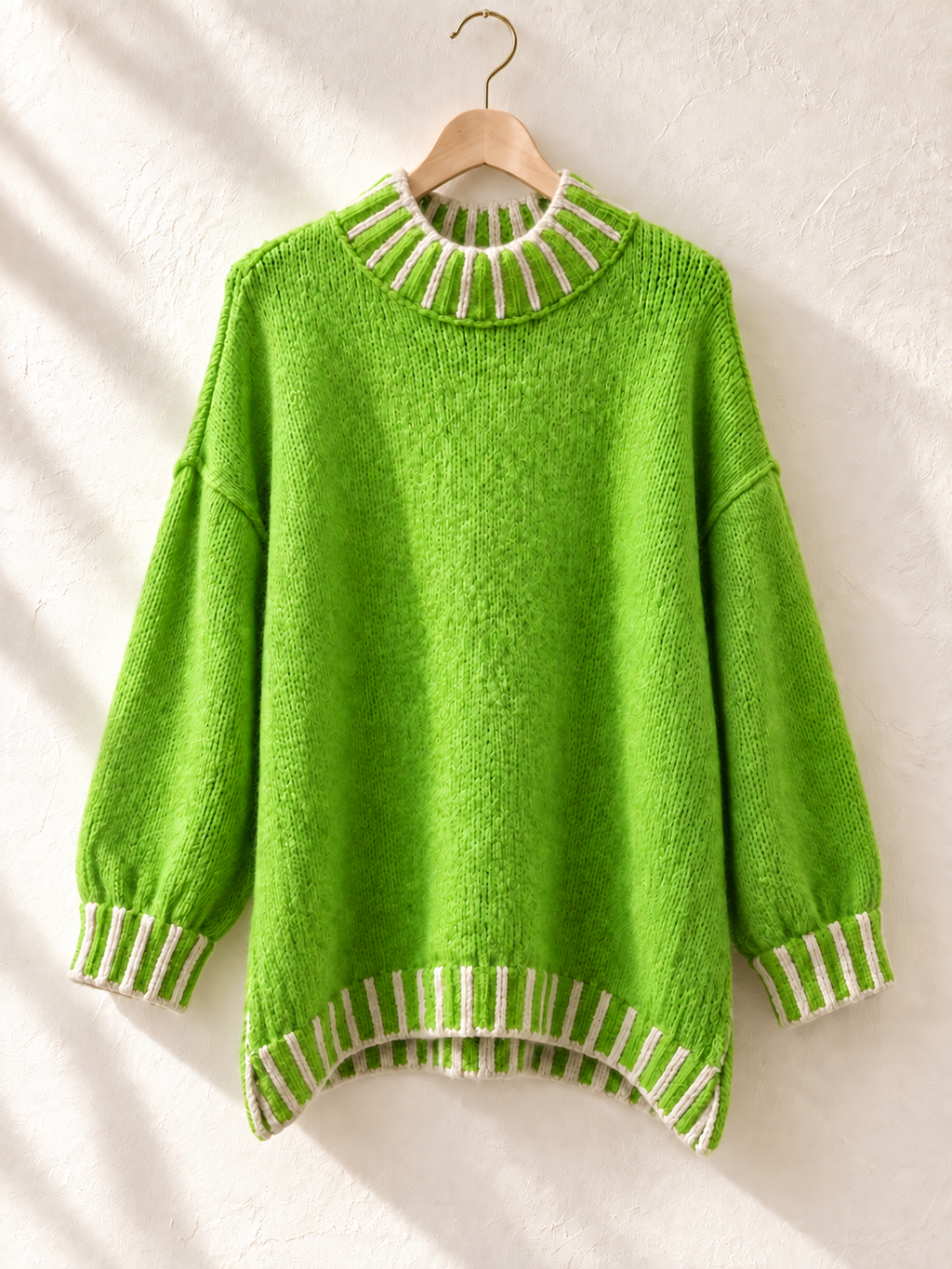 The Mila Contrast Trim Knit