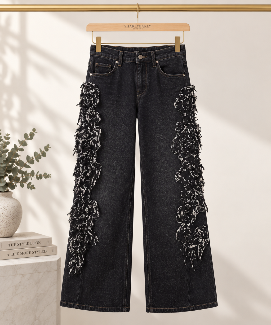 The Amour Statement Wide Leg Jeans